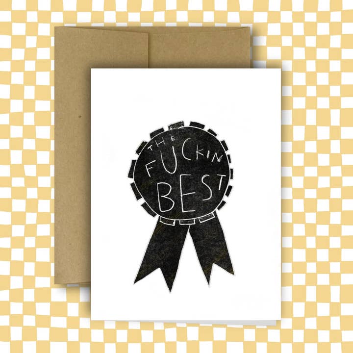 FUCKIN BEST Card for wholesale by RANI BAN CO