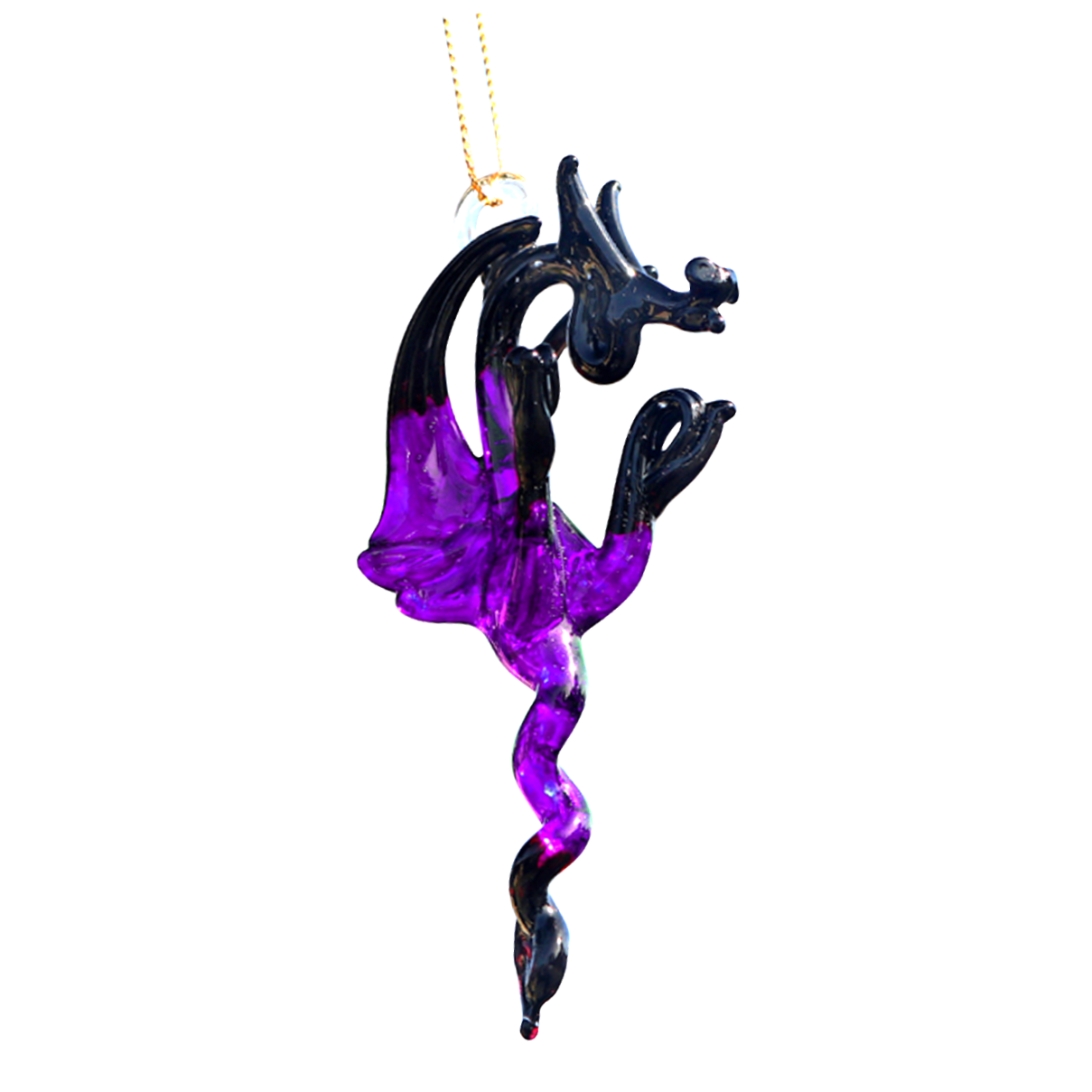 Colores surtidos Adorno de Dragón de Vidrio Soplado - Decoración Hecha a Mano de venta al por mayor en Faire4