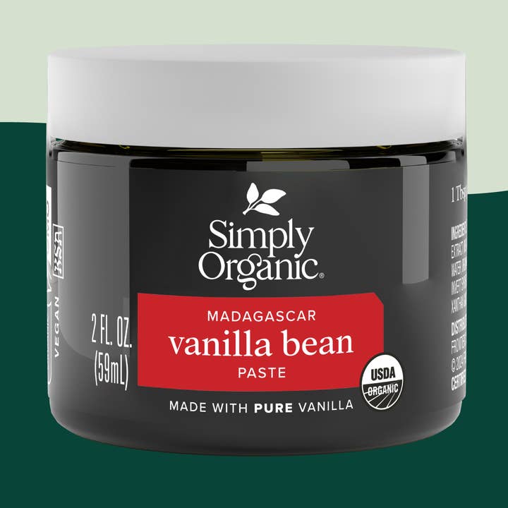 Simply Organic - Wholesale Vanilla/Fruit Extract - Madagascar Vanilla Bean Paste, Certified Organic, 2 Fl Oz0