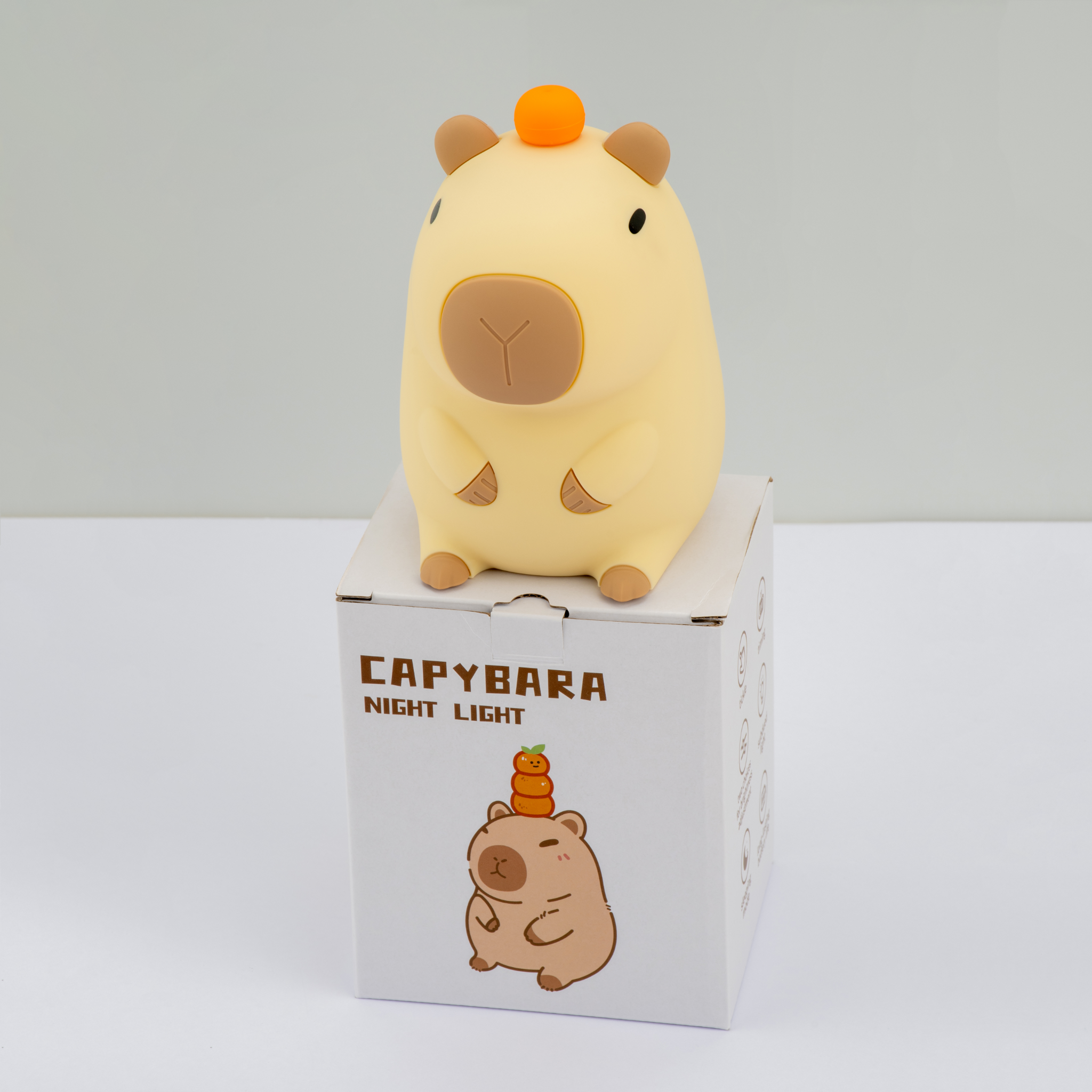Zoe Sage - Wholesale Night light – Child & baby - Capybara LED Night Light USB Rechargeable Animal Touch Control Lamp7