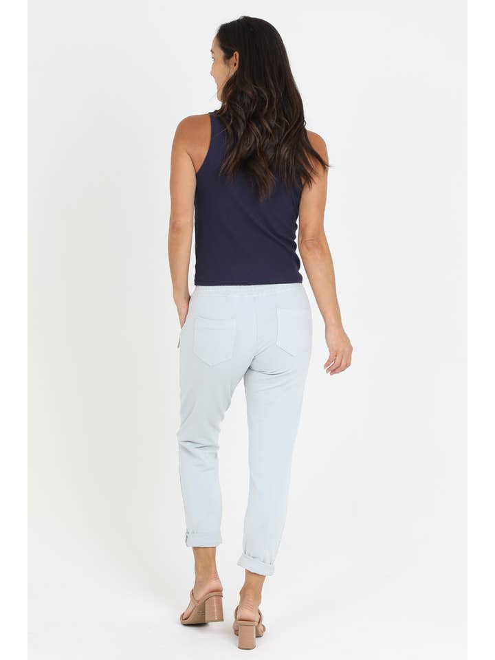 Nostalgia - Vente Pantalon d'intérieur/de jogging – femme - JOGG DE JOGGING EN TISSU ÉPONGE NP746-ASIS AVEC LIEN À NOUER SUR LE DEVANT ET POCHE ZIPPÉE28