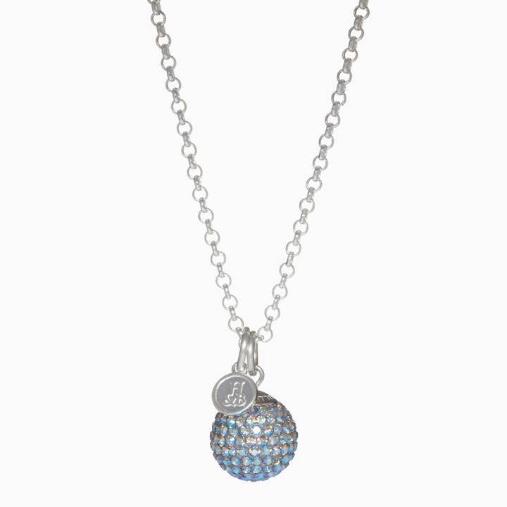 Solstice Sparkle Ball™ Long Necklace Pendant for wholesale by Hillberg & Berk