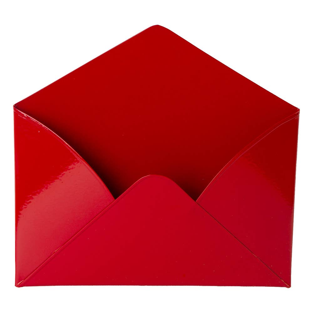 Factory Direct Craft - Wholesale Bath Soap Dish - Metal Enamelware Envelope Wall Pocket - Select Color 0