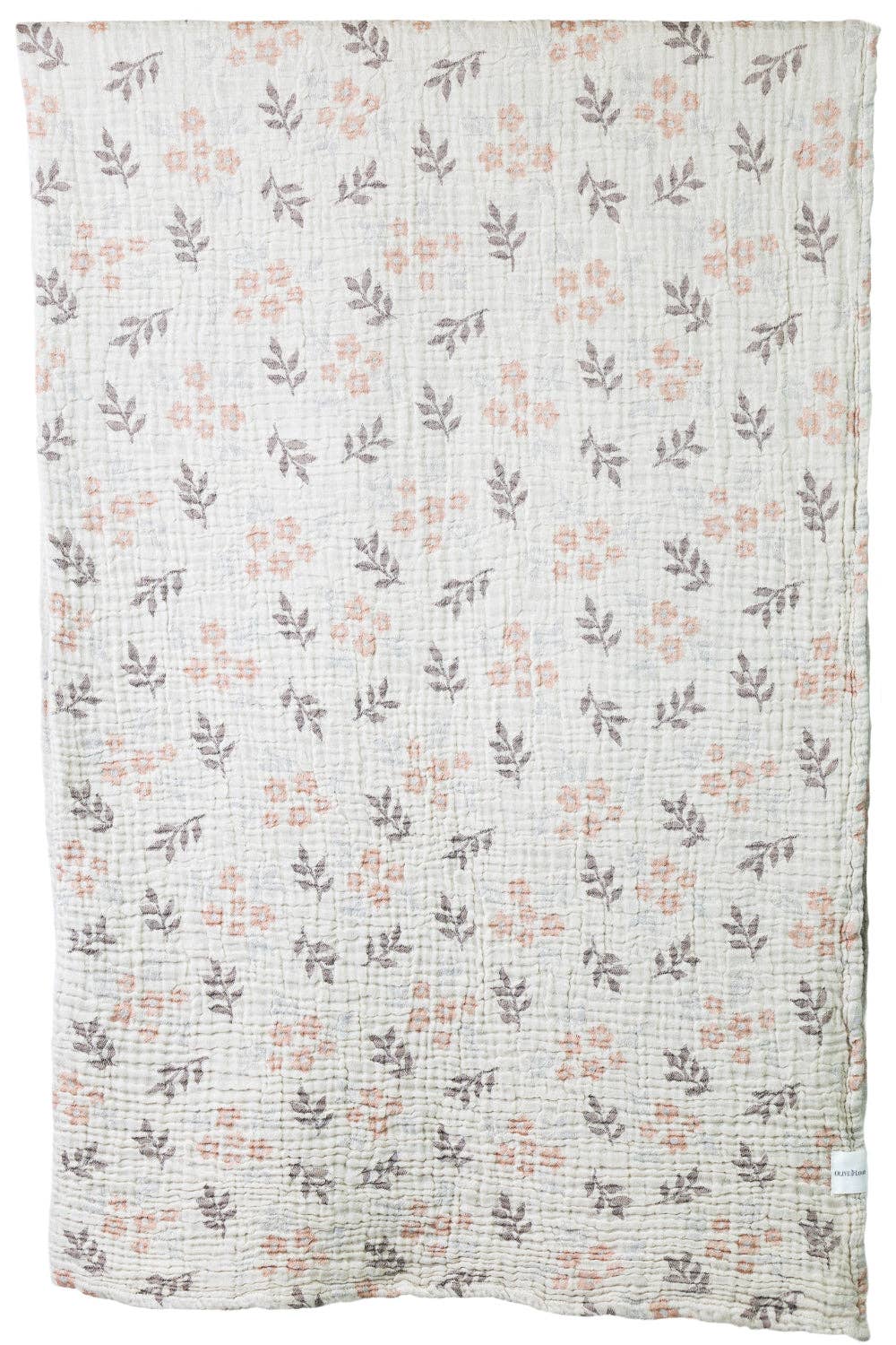 Olive & Loom – wholesale Throw blanket – Floral Muslin Throw Blanket4