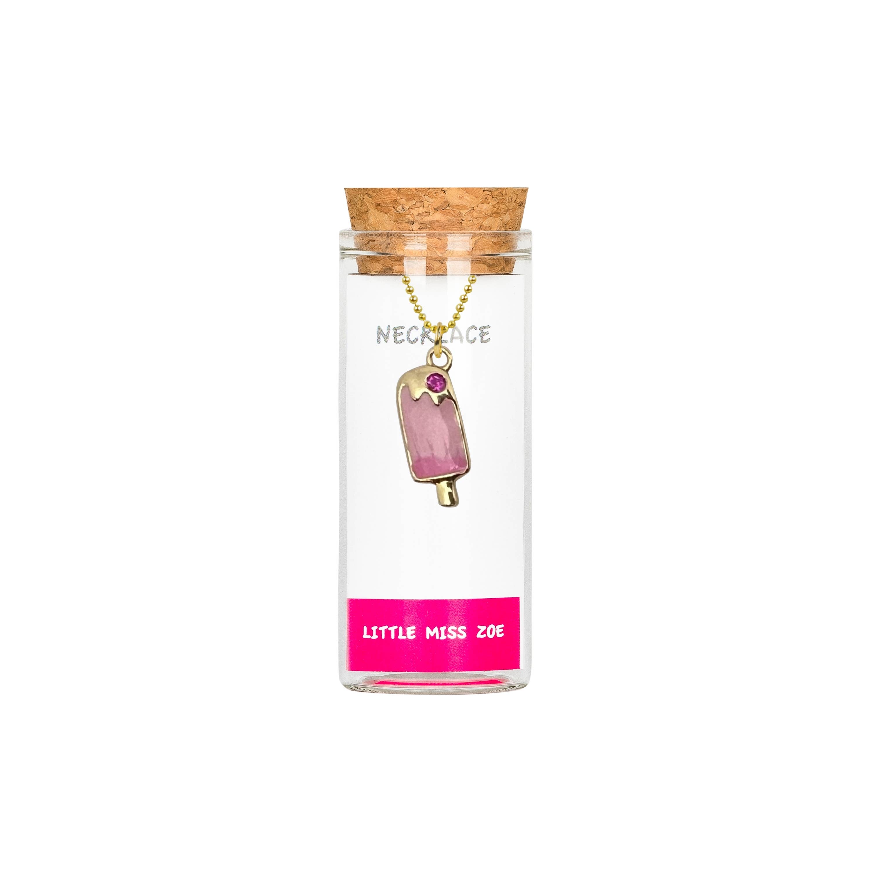 Little Miss Zoe - Wholesale Kids Necklace - Kids - Kids Charm Necklace in a glass bottle54