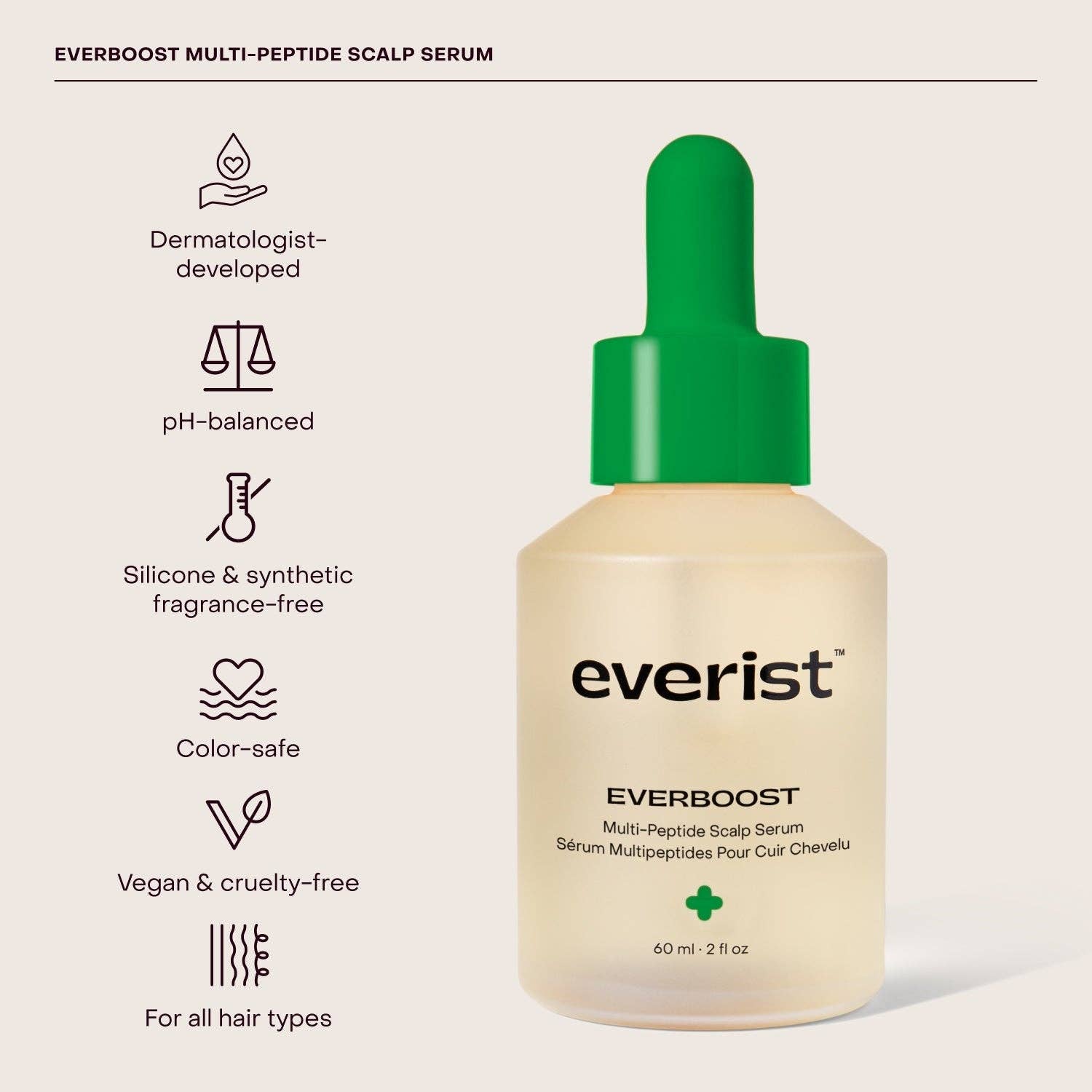 Everist - Wholesale Scalp/Hair Treatment - EverBoost Multi-Peptide Scalp Serum6