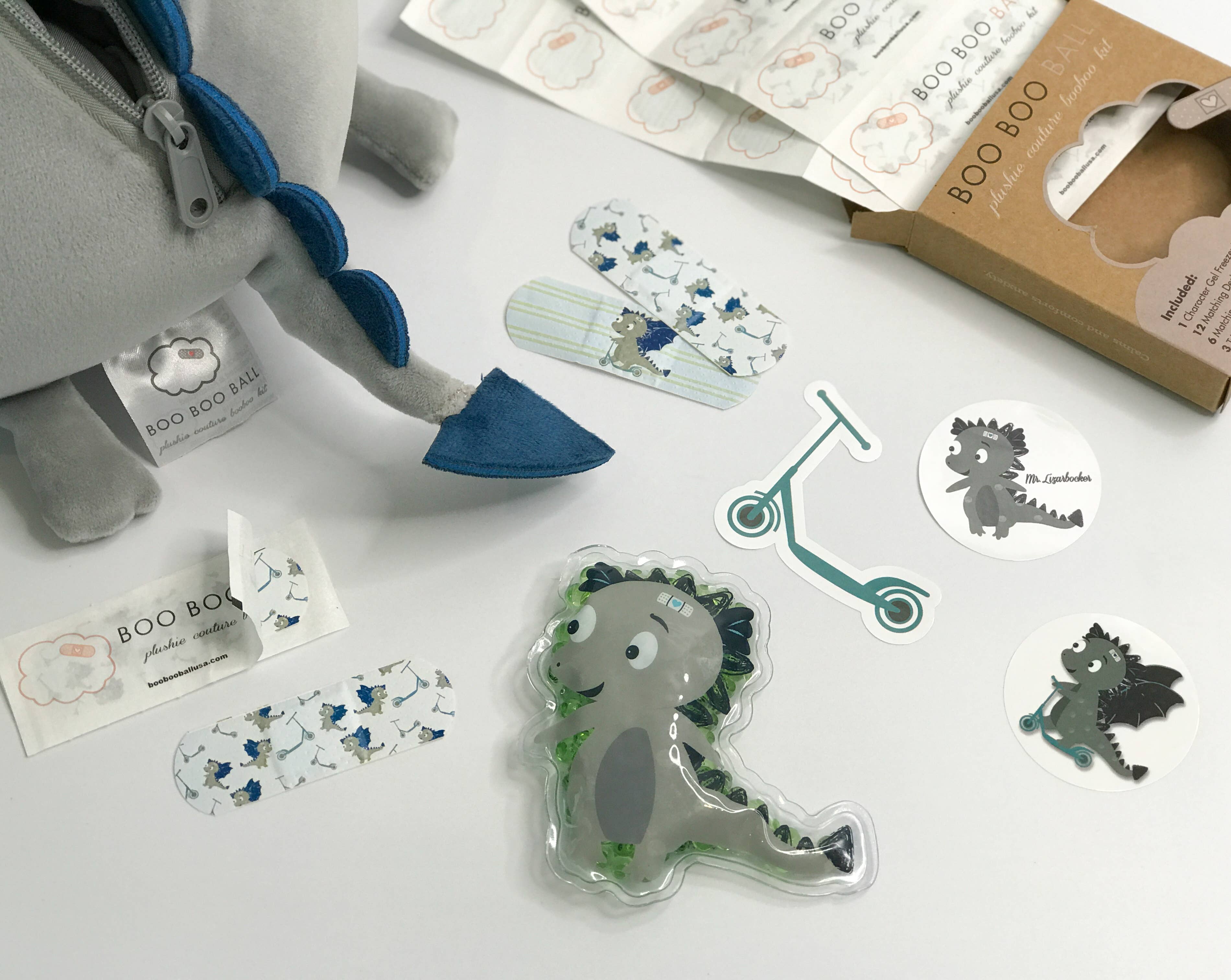 Boo Boo Ball USA - Vendita all'ingrosso Kit di pronto soccorso - Kit di pronto soccorso abbracciabile BOO BOO BALL MR. LIZARBOCKER7