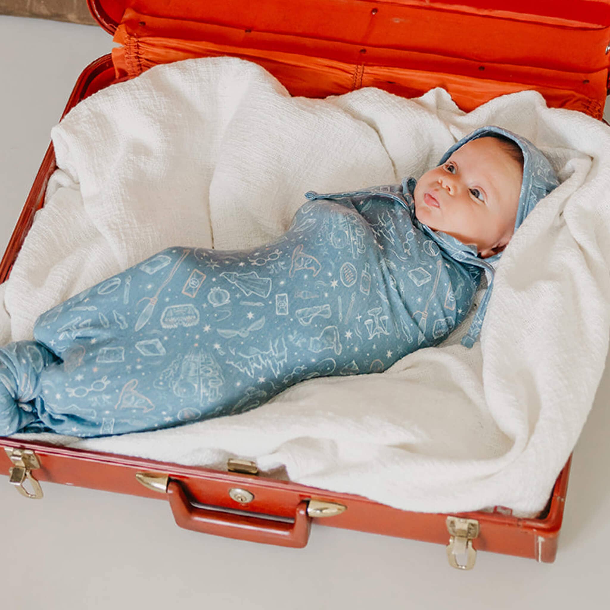 Copper Pearl - Wholesale Swaddle - Baby - Knit Swaddle Blanket - Hogwarts4