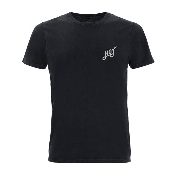 T-shirt Hoy Uptown Orgânica - Preto Dusty por atacado de Hoy surf Ltd