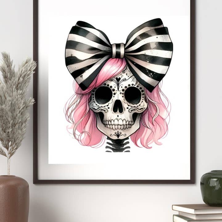 Goth Skull DIY Painting Art Kit ~ 2 sizes
for wholesale by The Boozy Bookworm Art Kits