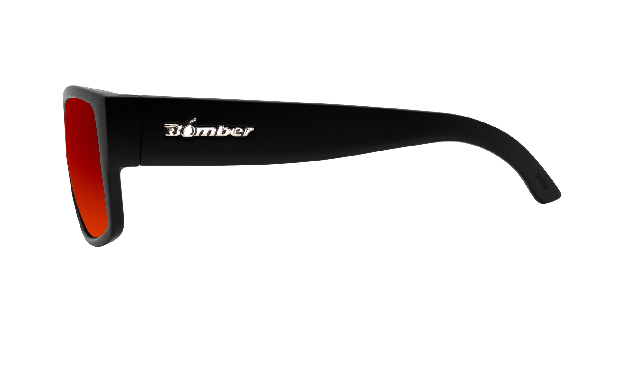 Under The Sun Originals / Bomber Eyewear - Wholesale Sunglasses - Unisex - Irie - Red Mirror Rasta Black3