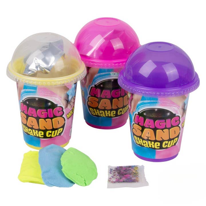 PR GROUPS LLC - Wholesale Fidget Toy - Kids - Magic Sand Shake Cup Sensory Play Kit