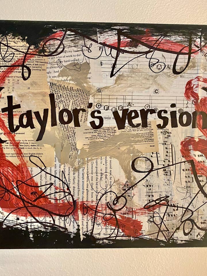 TAYLOR SWIFT «La versione di Taylor» per la vendita all'ingrosso da parte di Lexicon of Love Music Art