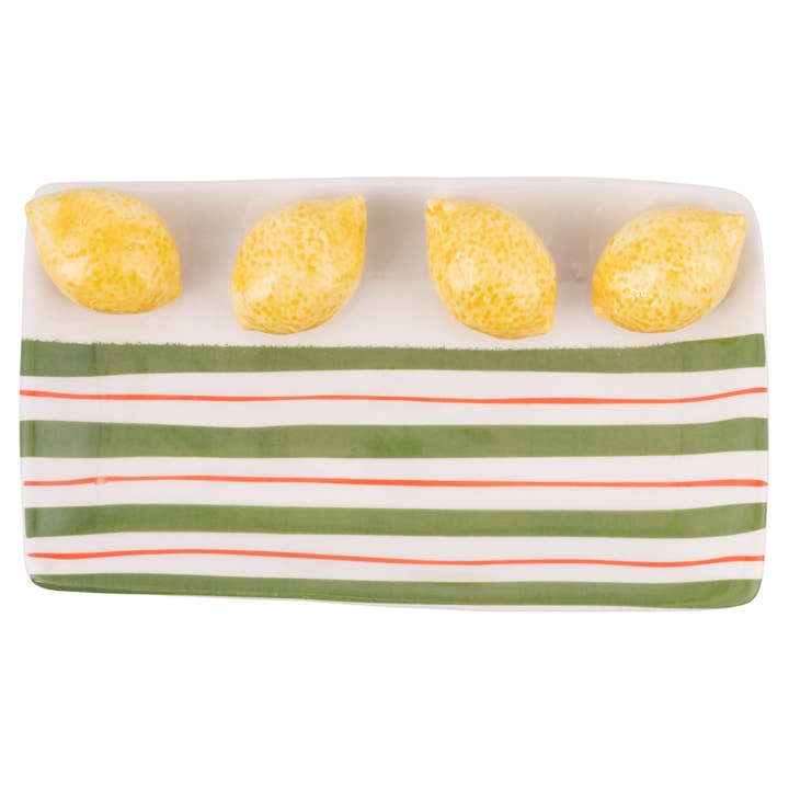 VdE Tivoli 1996 - Wholesale Ornament - FRUIT LIFE DECORATIVE PLATE. LEMON2