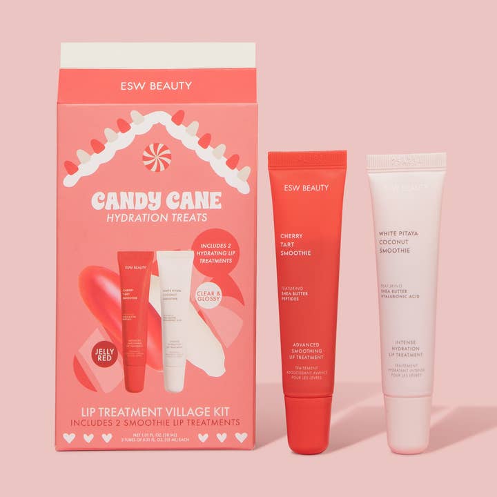 Candy Cane Hydration Treats Lip Treatment Village Kit for wholesale by ESW Beauty