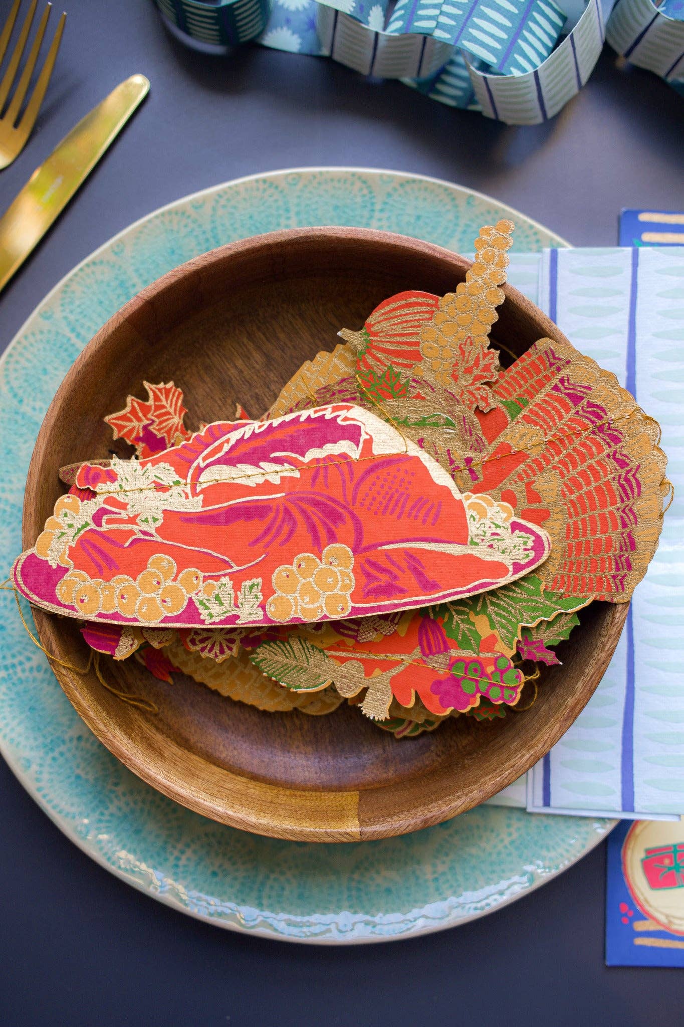 East End Press – wholesale Bunting/garland – Thanksgiving Sewn Garland12