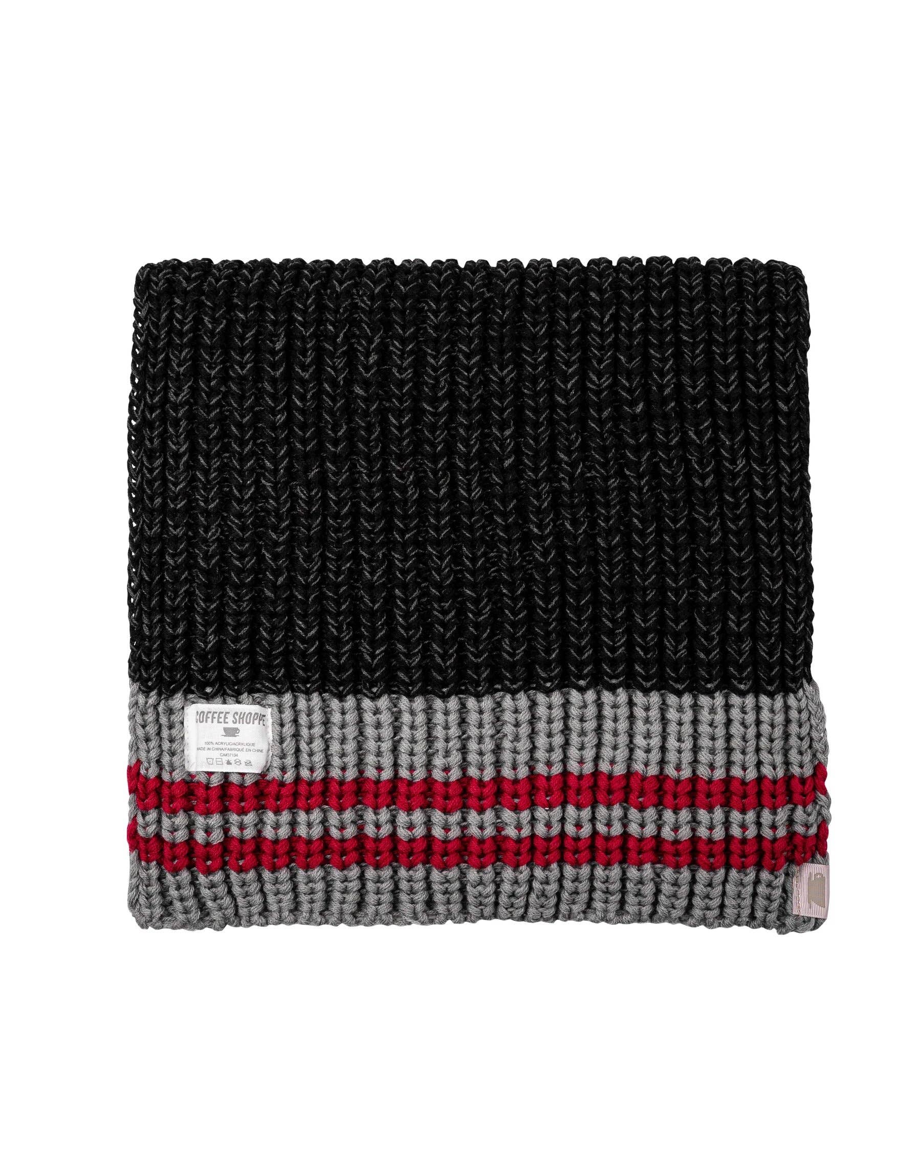 LATTELOVE - Wholesale Scarf - Women's - Canadiana Scarf by Coffee Shoppe - DK Smoked Pearl Color4