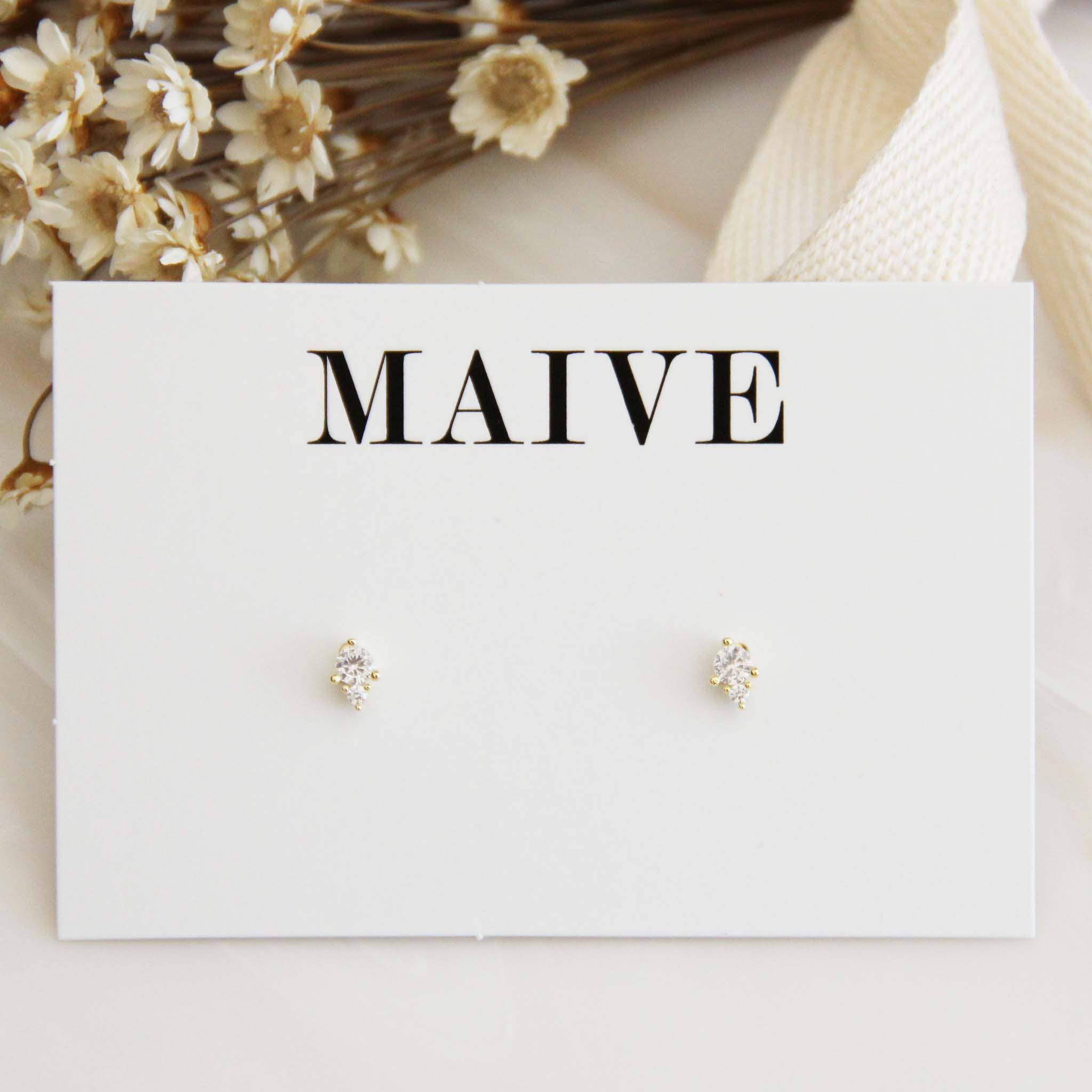 MAIVE - Wholesale Stud/Post Earrings - Isla Studs0