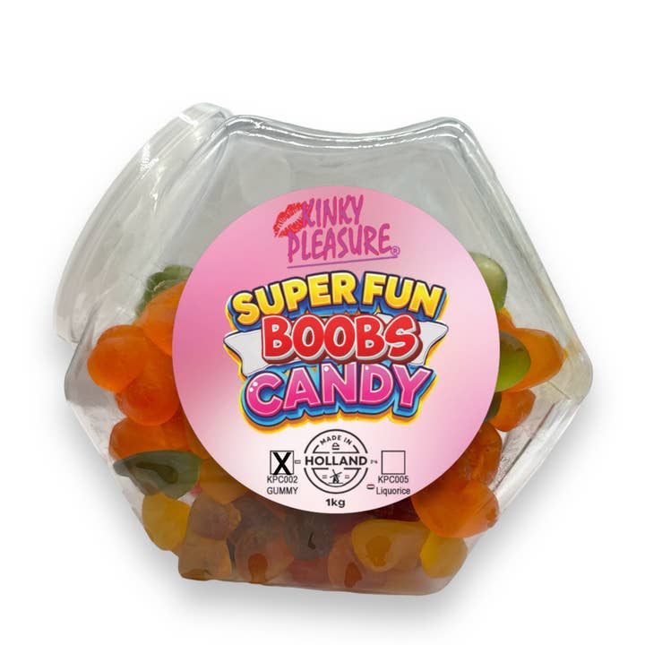 Kinky Pleasure - Vendita all'ingrosso Caramelle gommose - Kinky Pleasure - KPC002 - Super Fun Boob Candy - Gummy's - 1KG3