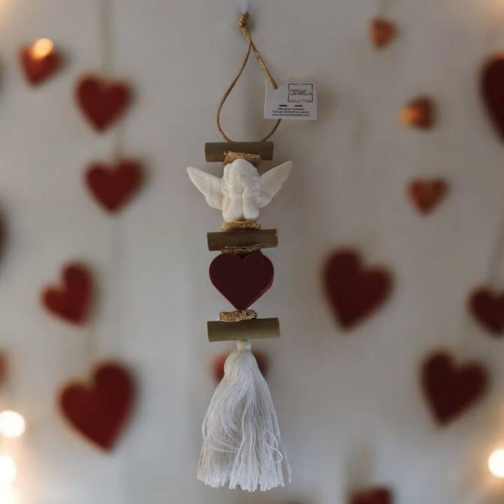 fabrique lomaelle - Wholesale Ornament - Braid 1 White Angel Bergamot Soap 1 Nag Champa Heart Soap1