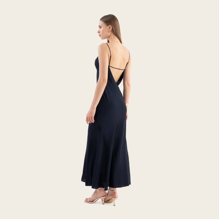 Italic - Wholesale Dress - Women's - Marlowe Silk Maxi Dress3