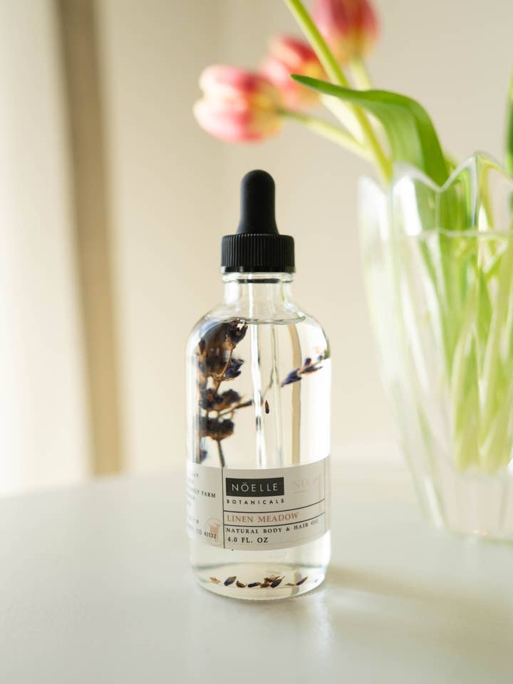 Linen Meadow Body & Hair Oil for wholesale by Wendi’s Good Things Market