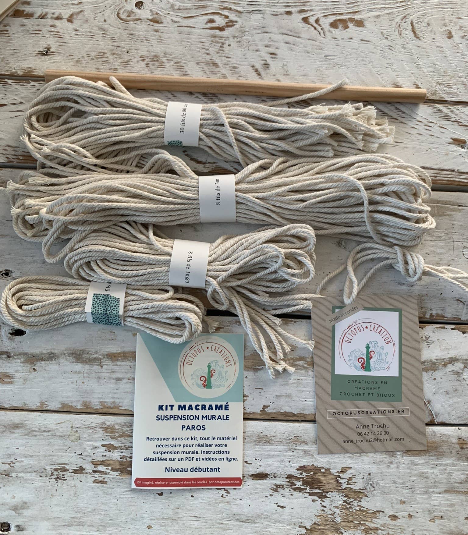 OCTOPUS CREATIONS - Wholesale DIY Craft Kit - IDRA wall macramé kit2