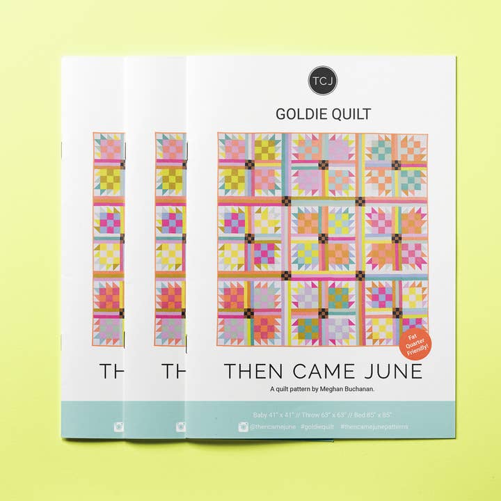 Then Came June - Wholesale Craft Sewing Kit - Goldie Quilt Pattern - Printed0