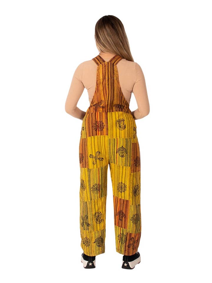 Kimago Look - Wholesale Overalls - Women's - Unisex Patchwork Boho Handmade Monkey | Kimago2