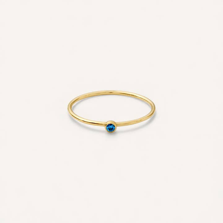 Edelstein-Stapelring - Ozeanblau für den Großhandel von MISSA & KISSA