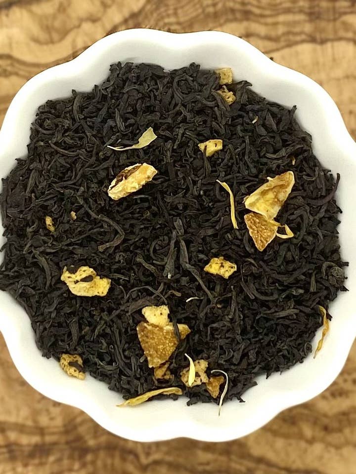 Mango Orange Black Tea for wholesale by The Traveling Teapot