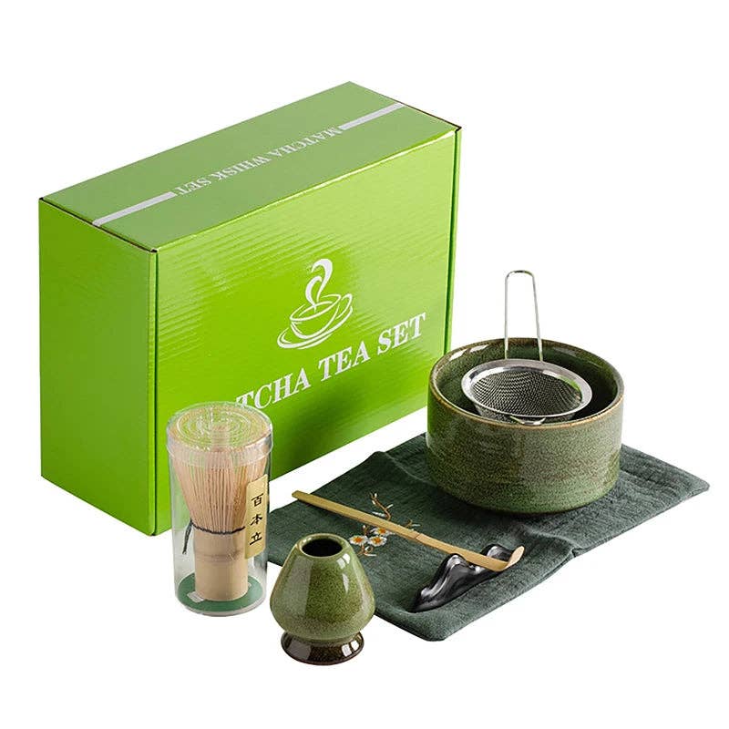 BlakOutlet - Wholesale Tea Set - 4/6/7PCS Japanese Matcha Blender Set46