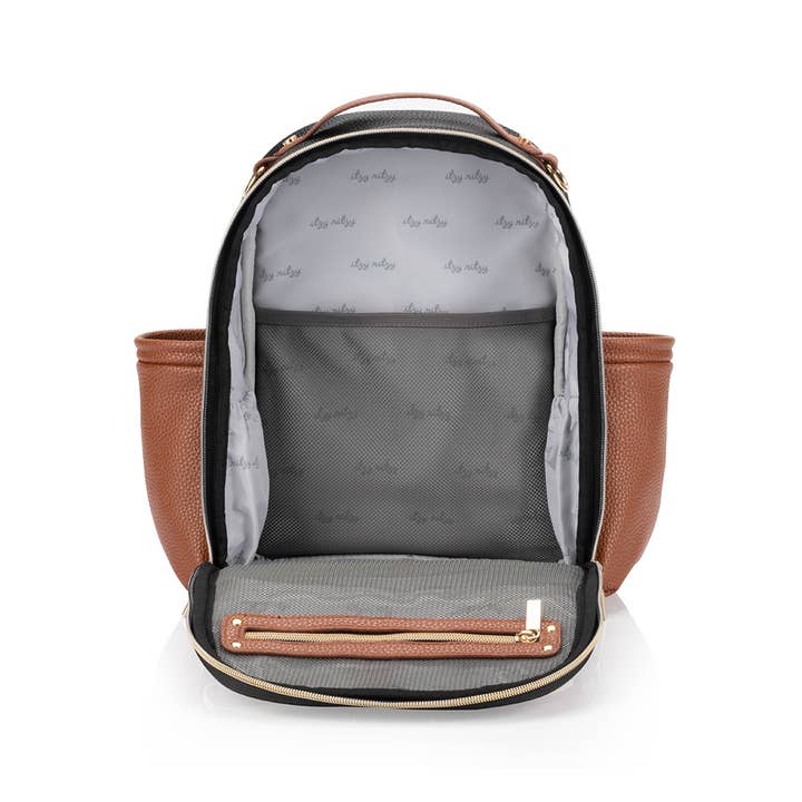 Itzy Ritzy - Wholesale Diaper Bag - Baby - Coffee & Cream Itzy Mini Plus™ Diaper Bag Backpack4