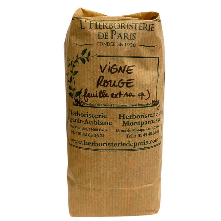 L'HERBORISTERIE DE PARIS - Wholesale Health/Detox Tea - Organic Red Vine Leaf 100g Herboristerie de Paris