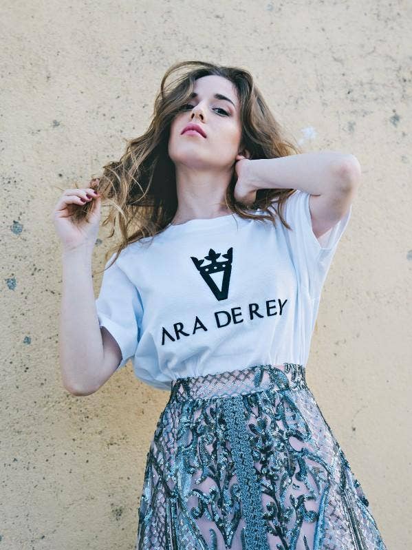 Camiseta Insignia blanco para venta al por mayor de Ara De Rey