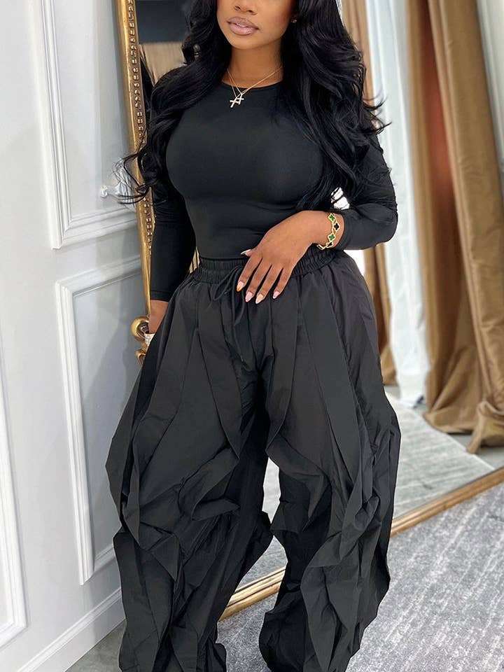 Stijlvolle set met wijde broekspijpen voor wholesale door Mccolin