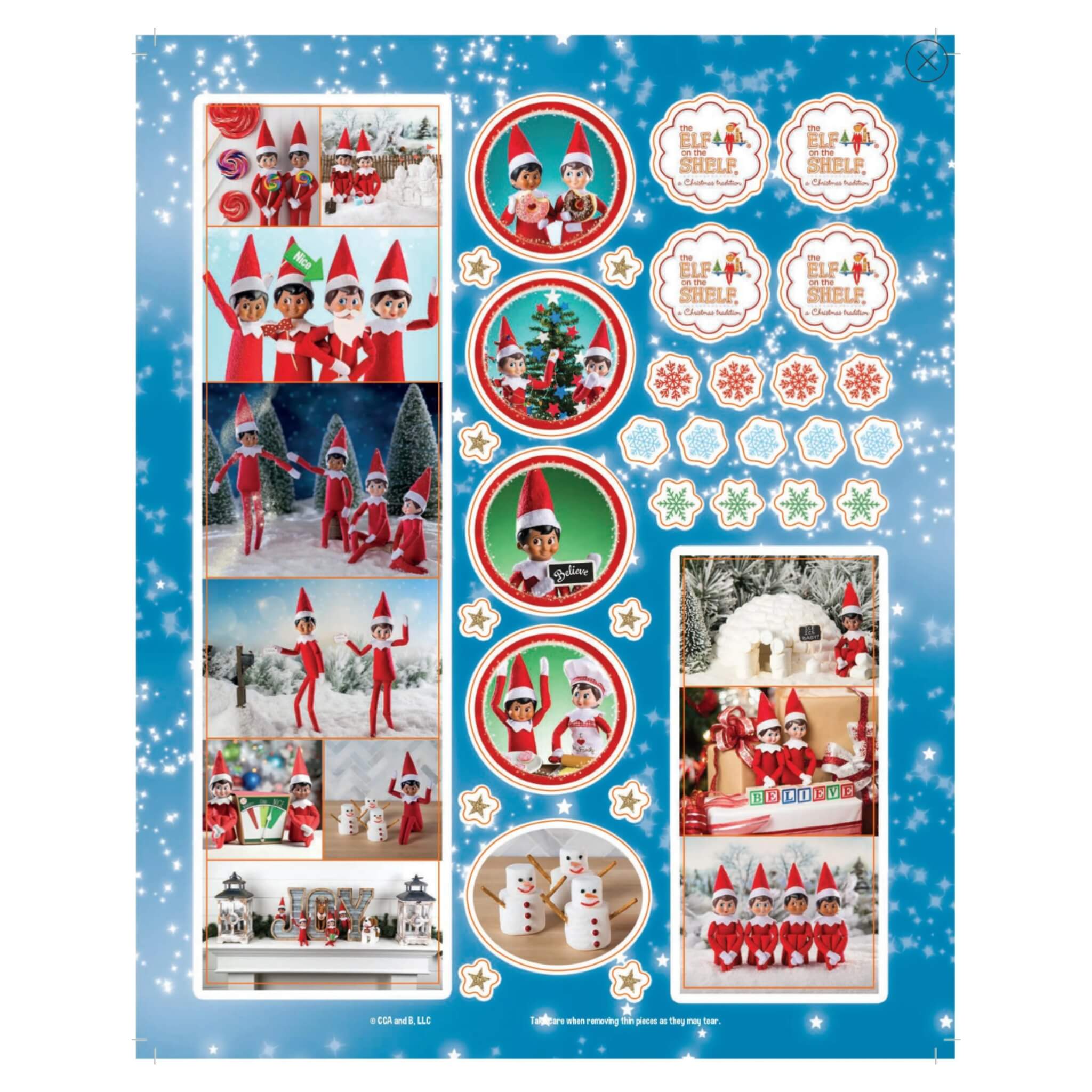 Baby Republic – wholesale Sticker – Child & baby – The Elf on the Shelf® Activity Pack4