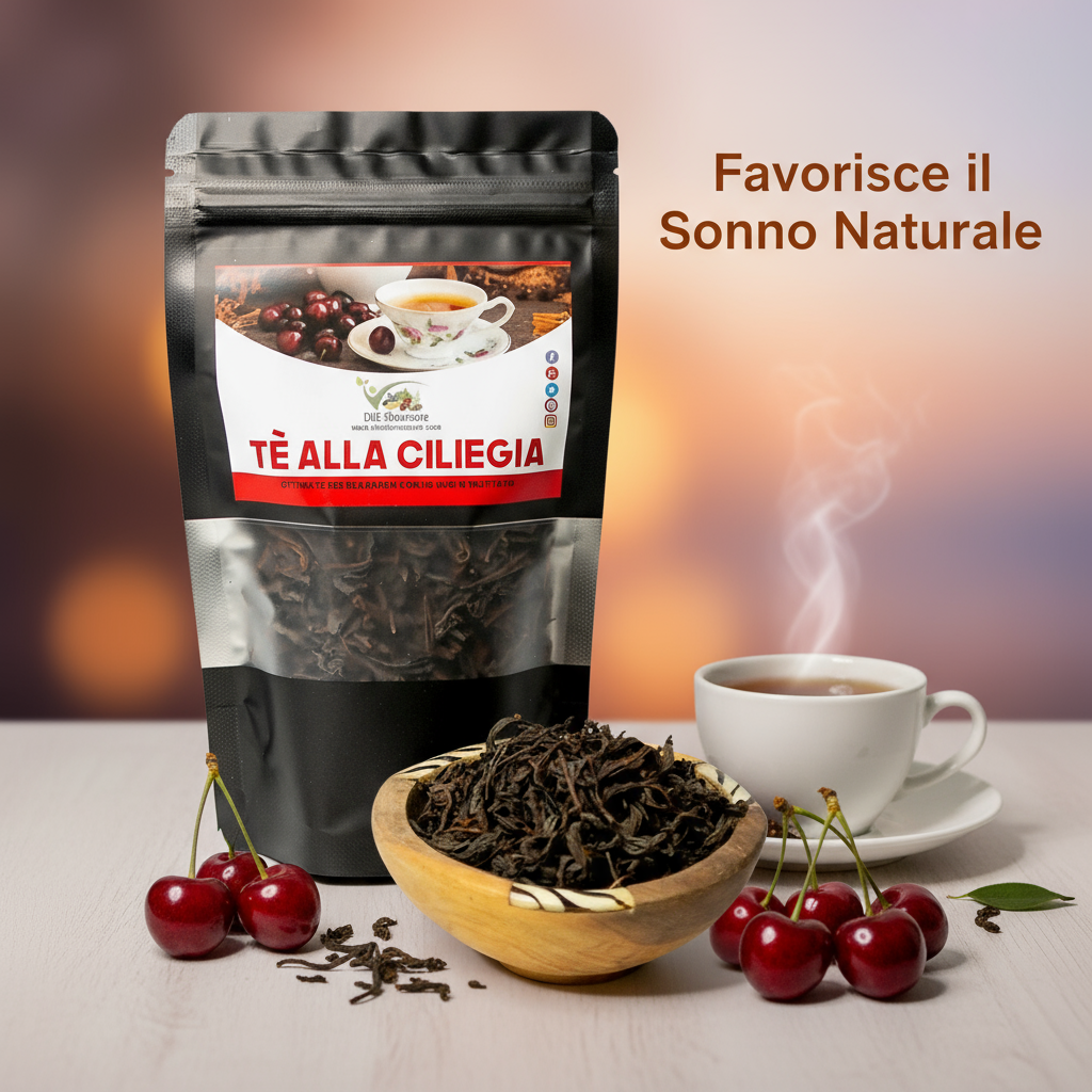 Cibobenessere - Wholesale Health/Detox Tea - 100% Natural Cherry Tea: Fruity Antioxidant Infusion4