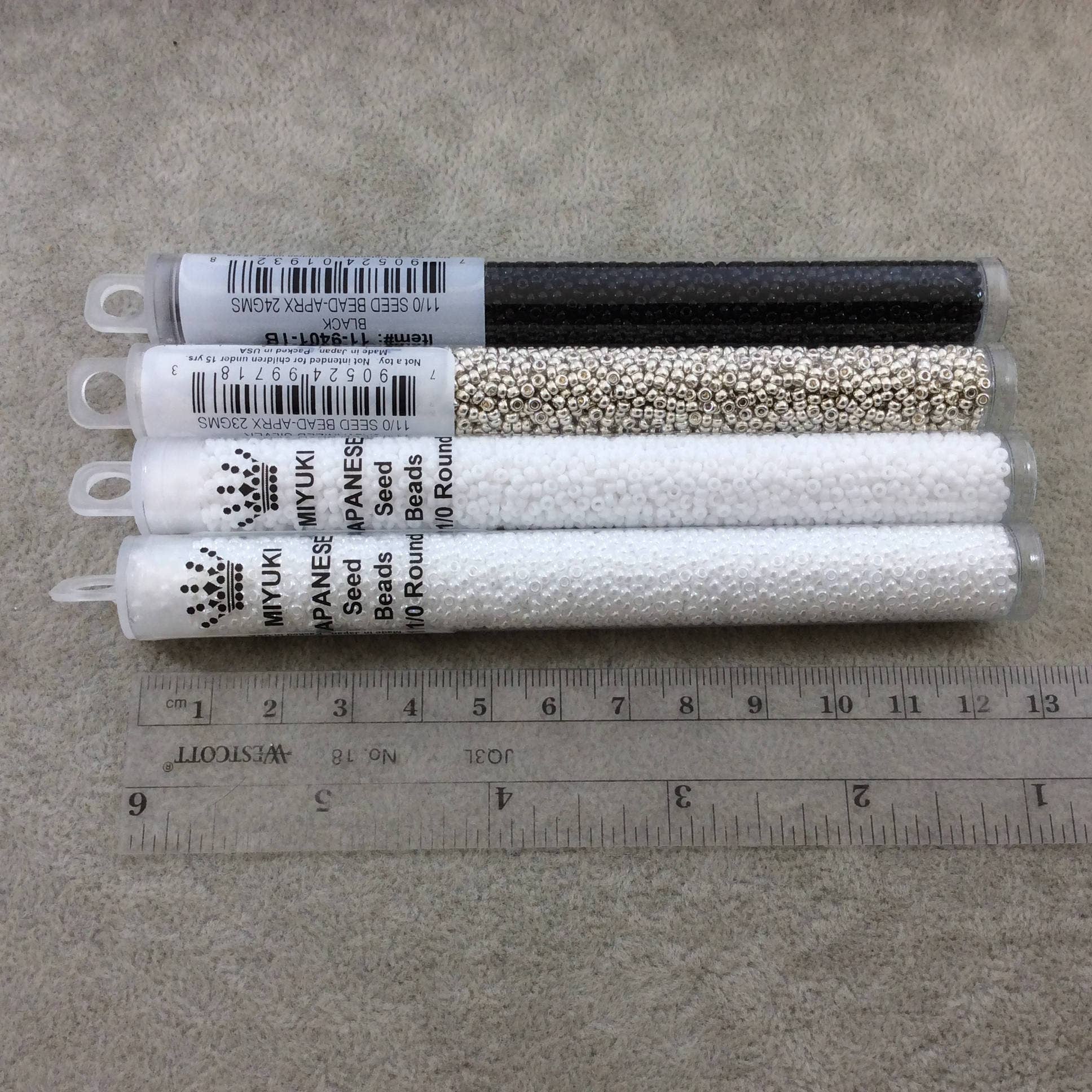 Only Beads – wholesale Beads – Silver Grey Ceylon Miyuki Seed Beads– Japanese Glass Beads0