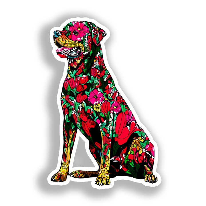 Rottweiler Dog Decal Sticker # A018259 for wholesale by Yoonek Graphics