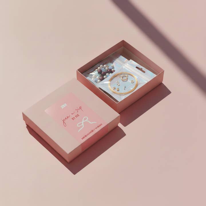 Atelier Jean - Wholesale DIY Craft Kit - JEAN 'N SIP DIY BOX ARMBAND // SEA ME GLOW2