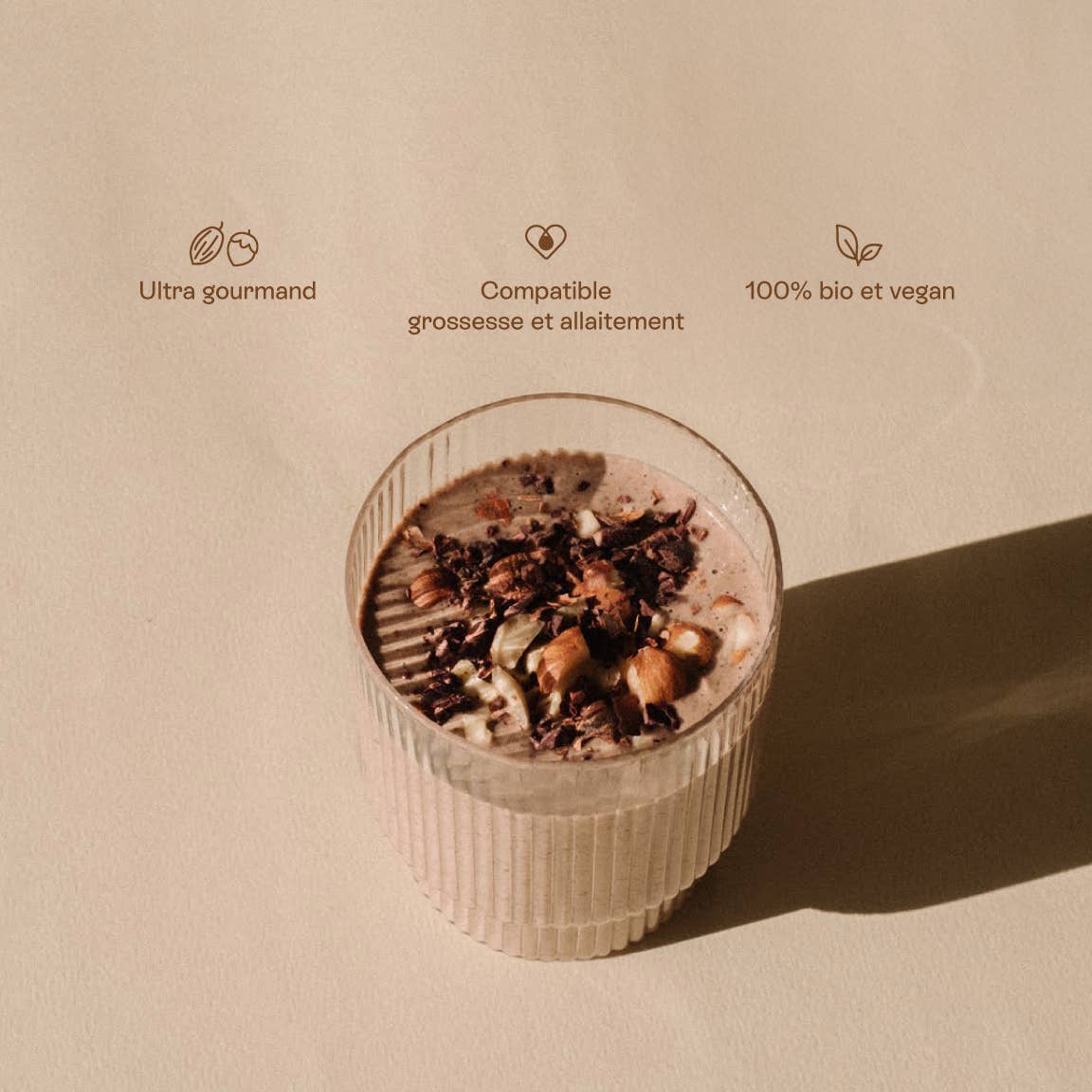 JOLLY MAMA - Wholesale Powdered Health Drink - Organic plant protein powder with cocoa and hazelnut flavor2