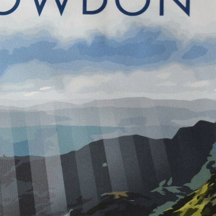 Town Towels - Wholesale Tea Towel - Snowdon/Yr Wyddfa - Miners' Track tea towel1