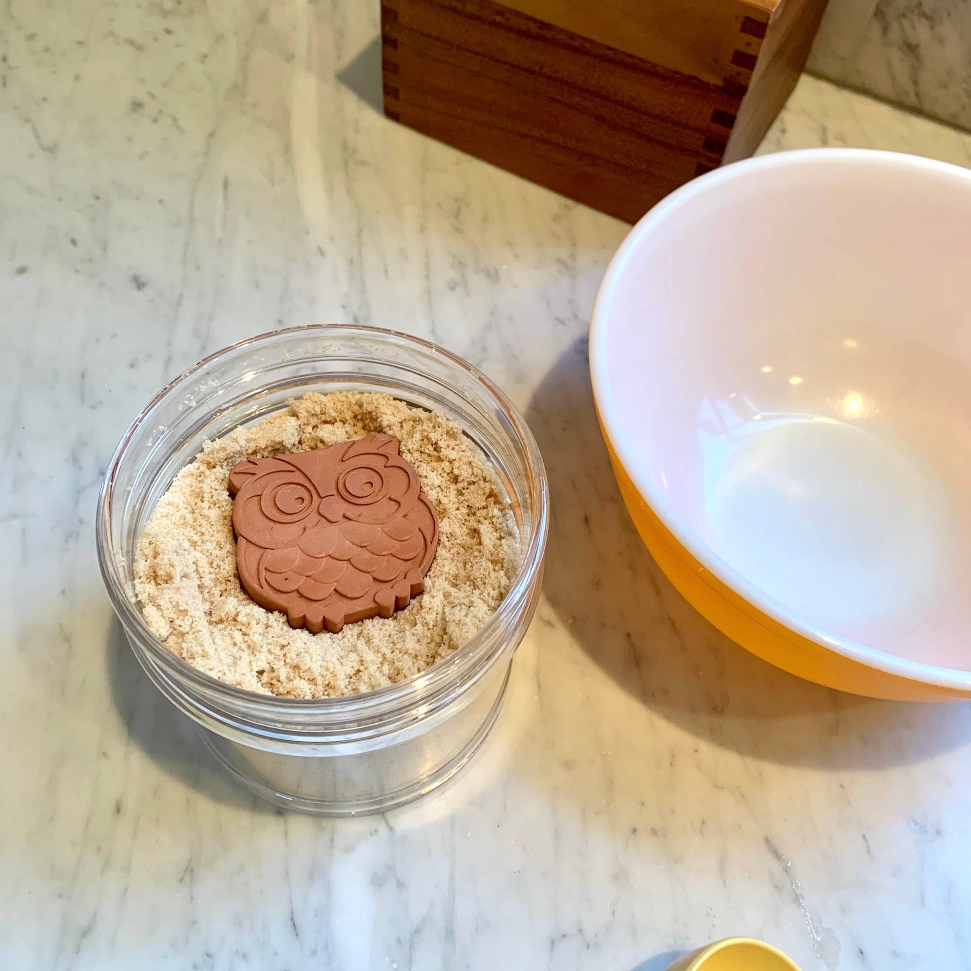 Fox Run Brands - Wholesale Kitchen Tool/Gadget - Fox Run Owl Sugar Keeper, Set of 2, 2.5" x 2" x 0.4"2