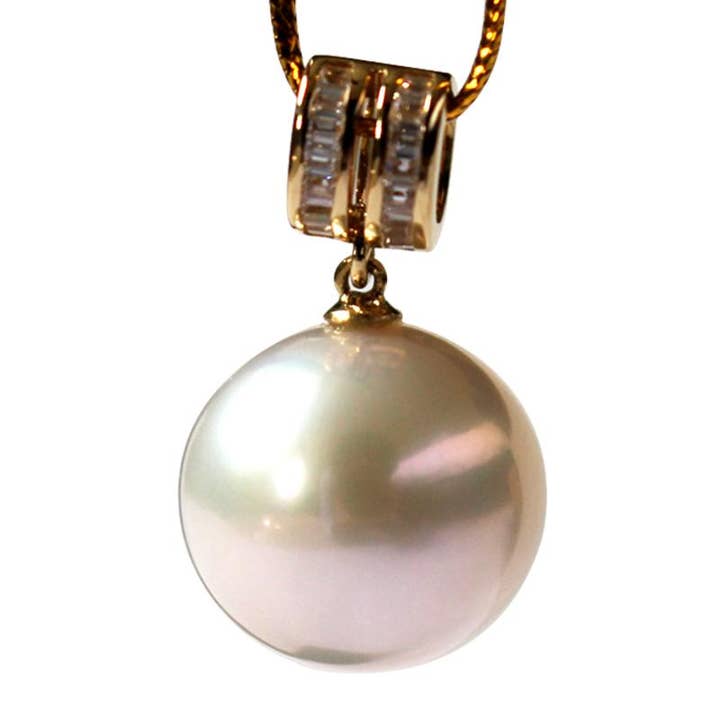 GOLDEN CIRCLE EDISON PEARL NECKLACE for wholesale by Timeless Pearl