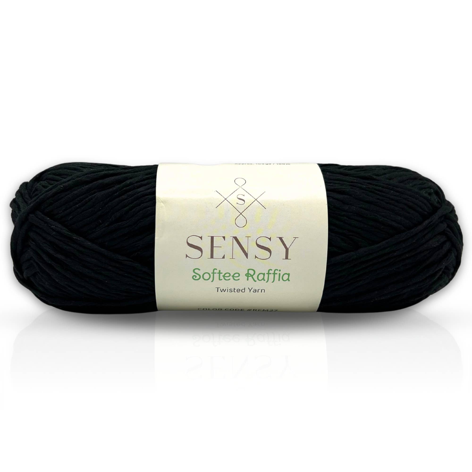 Sensy - Wholesale Yarn - Sensy Softee Raffia Twisted Yarn, 3.5 oz, 109 Yards, 100% Polyester, Gauge 4 Medium2