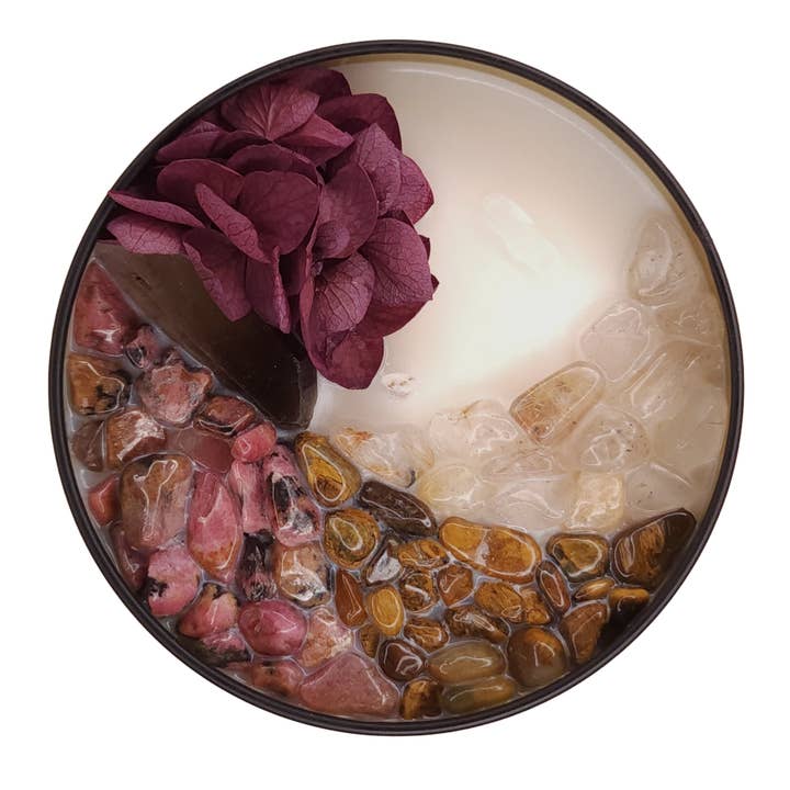 Ashram • Bougie Cristal de Soja 8oz pour la vente par Nymph & Satyr Co.