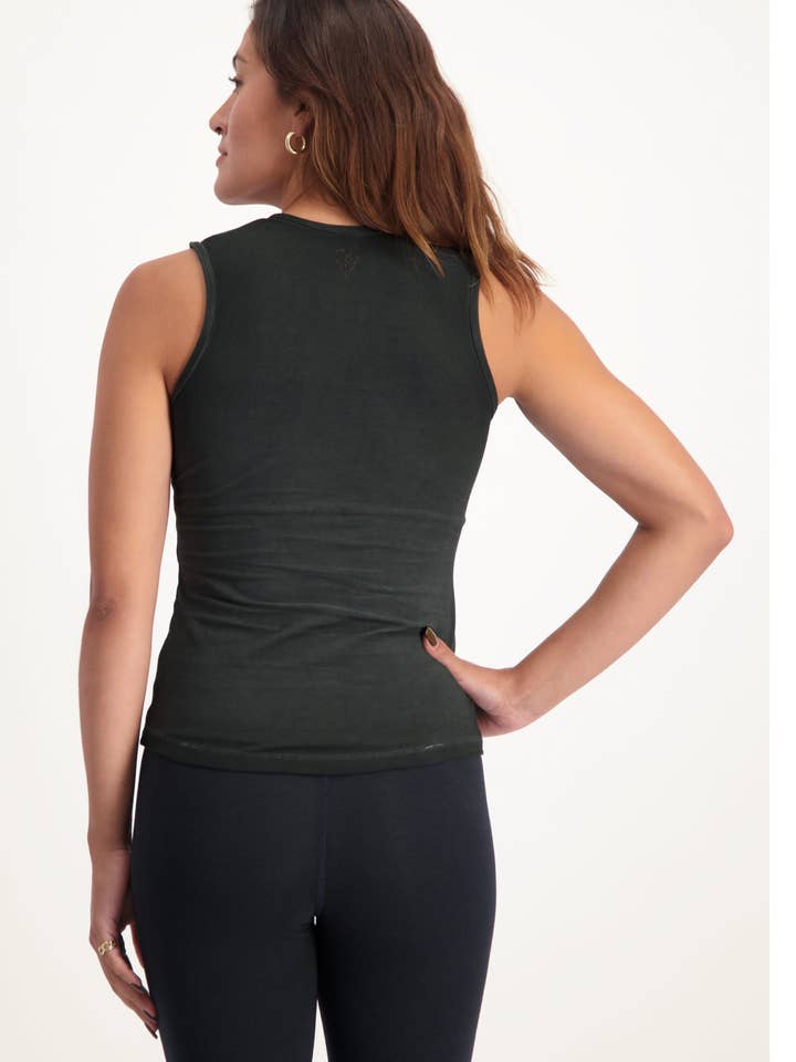 Urban Goddess - Wholesale Athletic Top - Women's - Namaste Yoga Top - Off Black3