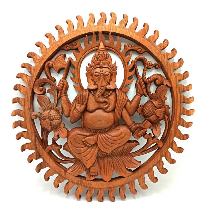 Ganesh Panel - 40cm for wholesale by Ancient Wisdom