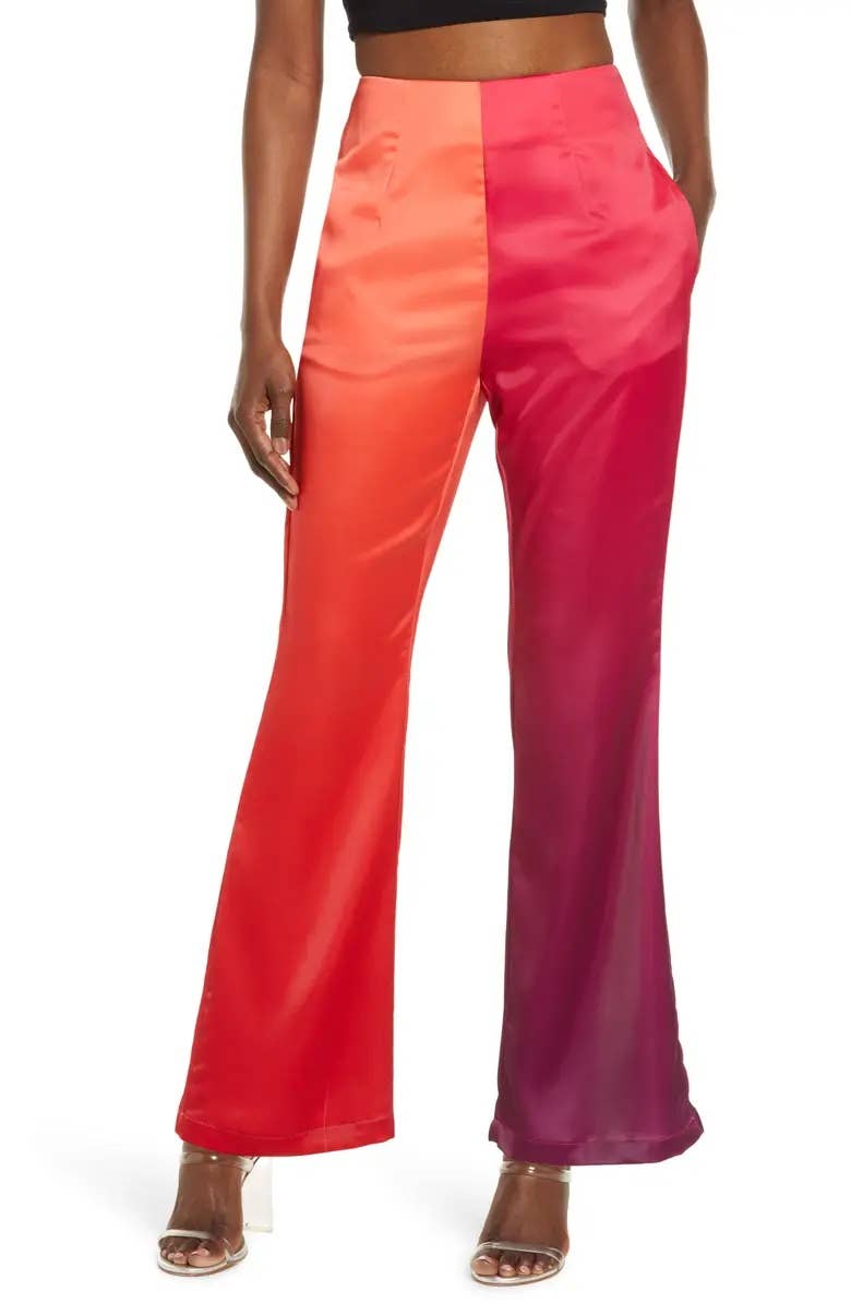 MULTI Dalston Multi-Tone High Waisted Trousers for wholesale on Faire